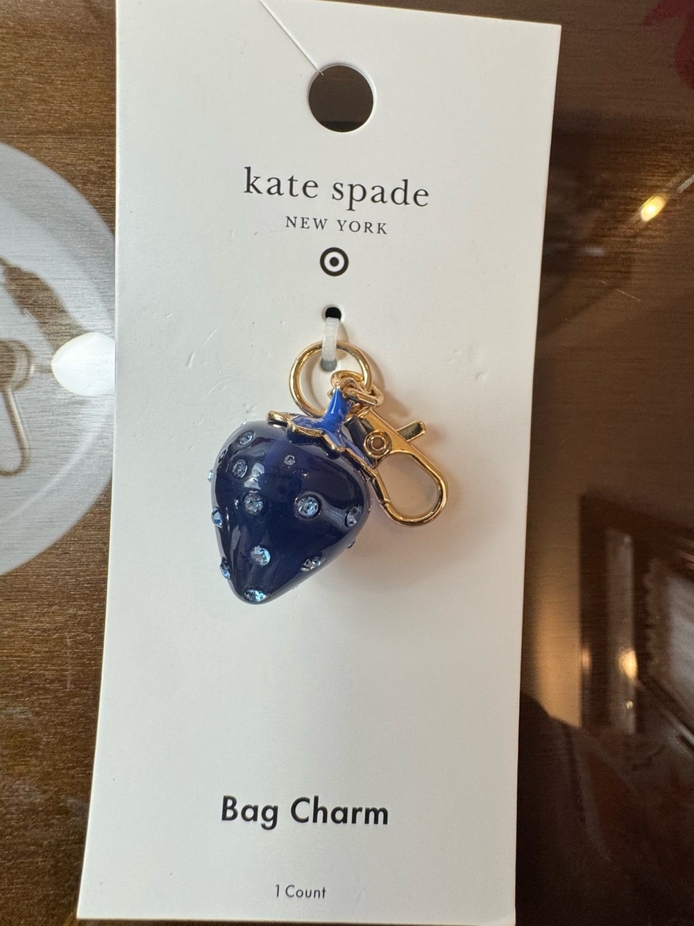 Limited Edition Kate Spade/ Target Strawberry Bag Charm